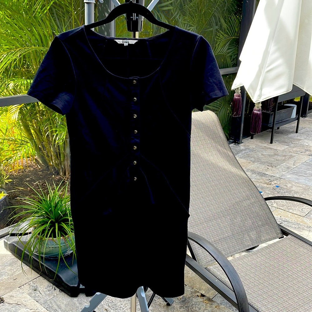 BB Dakota Black Tunic Mini Dress- Size Small - Picture 1 of 3
